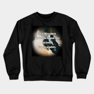 Sad life quotes Crewneck Sweatshirt